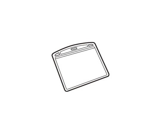 スマートバリュー 名札用替ケース パス特大横 100枚 B075J-10 1箱(ご注文単位1箱)【直送品】