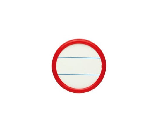 ソニック 丸型名札 両用 大 赤 NF-15-R 1枚(ご注文単位1枚)【直送品】