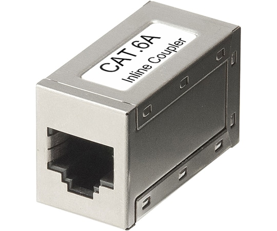 サンワサプライ RJ-45中継アダプタ カテゴリ6A STP ADT-EX-6ASTP 1個(ご注文単位1個)【直送品】