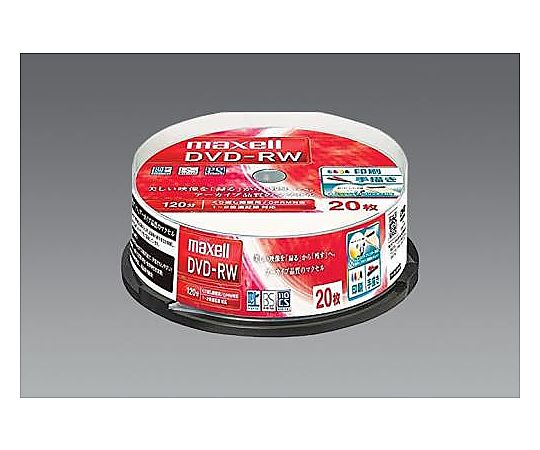 エスコ 4.7GB DVD-RW(2倍速/20枚) EA759GS-21C 1パック(ご注文単位1パック)【直送品】