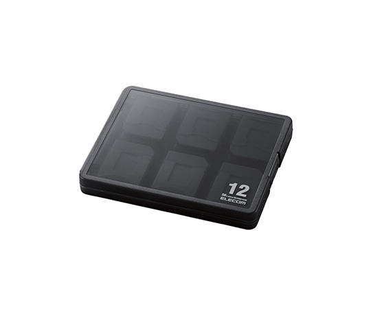 エレコム SDカードケース 12枚収納 SD/microSD CMC-06NMC12 1個(ご注文単位1個)【直送品】