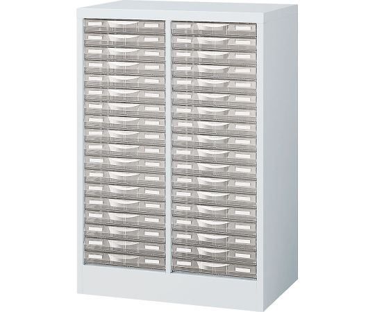 生興 整理ケース(ホワイト) B4判2列浅型18段 B4W-P218S 1台(ご注文単位1台)【直送品】