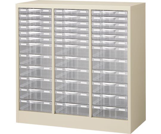 生興 整理ケース(ニューグレー) B4判3列浅型6段・深型6段 B4G-P312C 1台(ご注文単位1台)【直送品】