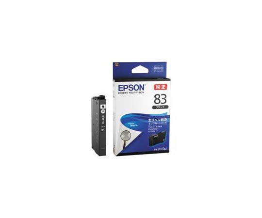 エプソン EPSON用 IJカートリッジ ブラック ICBK83 1箱(ご注文単位1箱)【直送品】