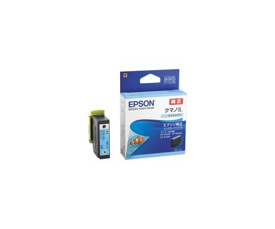 エプソン EPSONインクジェットプリンタ用 IJカートリッジライト シアン KUI-LC 1箱(ご注文単位1箱)【直送品】