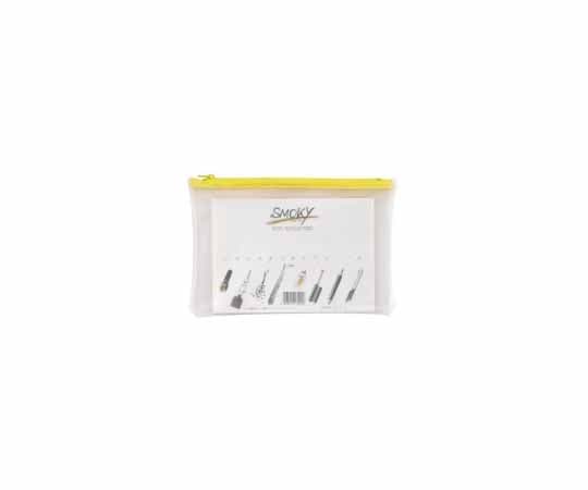 LIHITLAB クリヤーケース B6S マチなし 黄 F-261 1枚(ご注文単位1枚)【直送品】