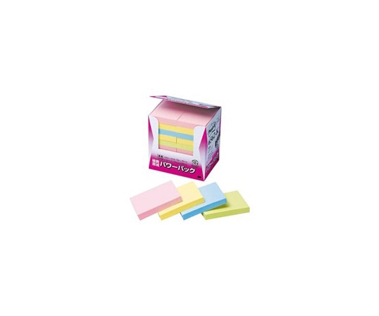 スリーエム Post-it 再生紙経費削減(パワーパックタイプ) 混色 1箱(100枚×20パッド入) 6562-K 1箱(ご注文単位1箱)【直送品】