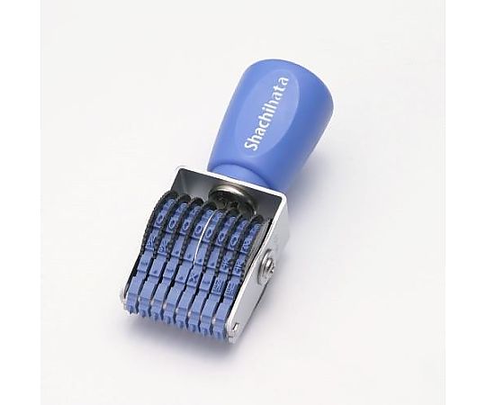 エスコ 6号 回転印(欧文8連・ゴシック体) EA762AF-136 1個(ご注文単位1個)【直送品】