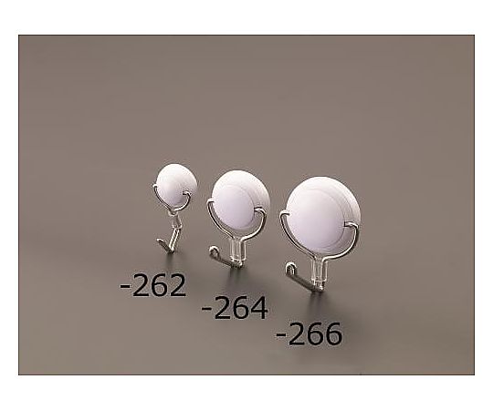 エスコ φ41mm/ 6.0kg マグネットフック(回転フック/ホワイト) EA762FG-266 1個(ご注文単位1個)【直送品】