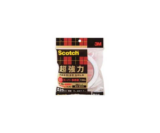 スリーエム プレミアゴールドスーパー 25mm×3m SPS-25 1巻(ご注文単位1巻)【直送品】