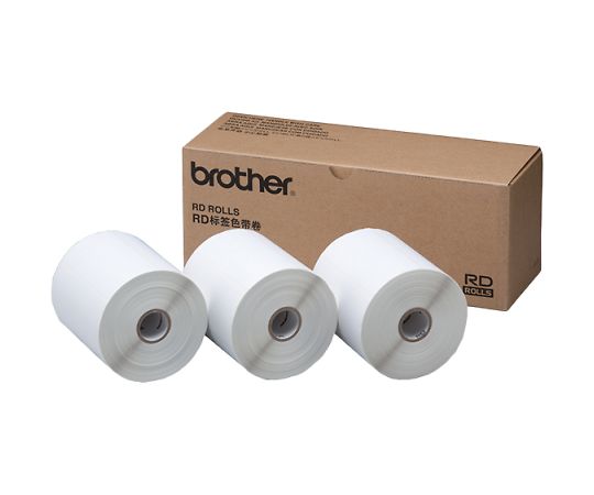 ブラザー TD-4000/4100N用プレカット紙ラベル 3本パック RD-S03J1 1個(ご注文単位1個)【直送品】