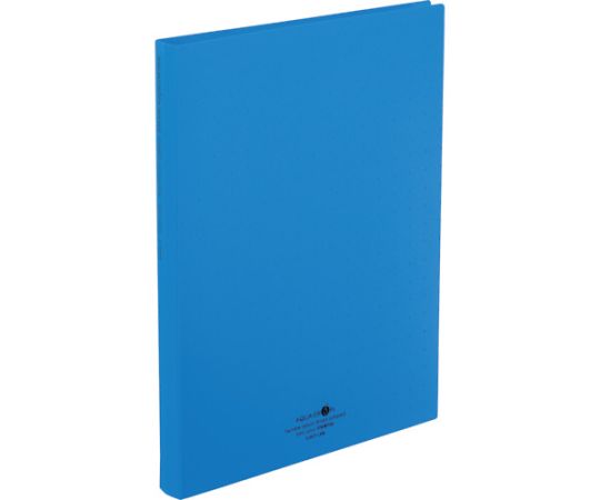 LIHITLAB 名刺帳(ポケット交換タイプ)500カード 青 A5043-8 1冊(ご注文単位1冊)【直送品】