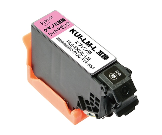 プレジール プレジール 汎用インクカートリッジ KUI-LM-L用 ライトマゼンタ(染料) PLE-EKUIL-LM 1個(ご注文単位1個)【直送品】