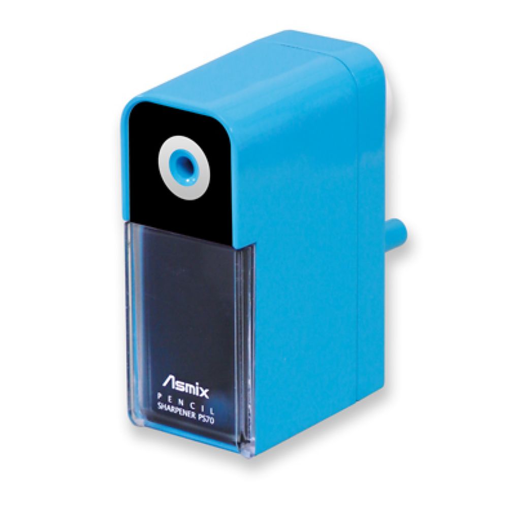 アスカ えんぴつけずりき (芯先調整機能付) ブルー PS70B 1台(ご注文単位1台)【直送品】