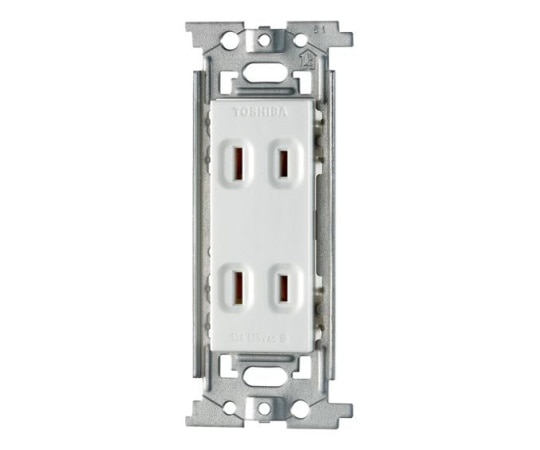 ELPA ダブルコンセント EW-1102HN 1個(ご注文単位1個)【直送品】