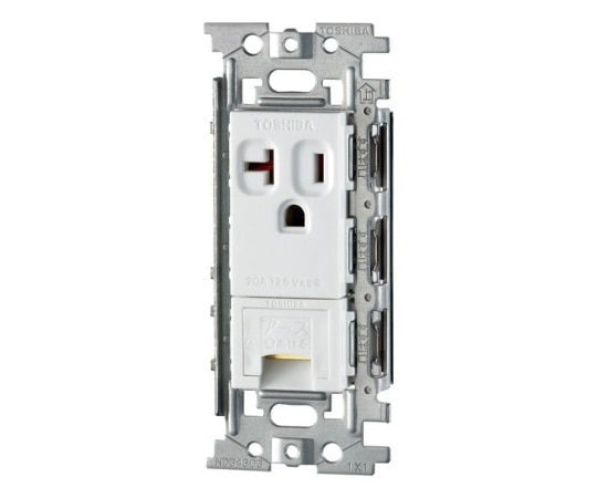 ELPA 接地コンセント EW-1611HN 1個(ご注文単位1個)【直送品】