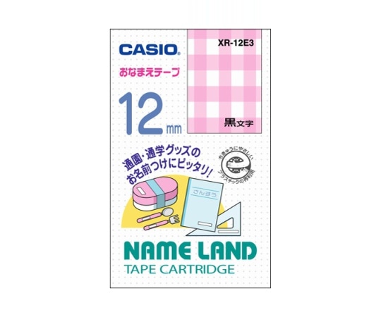 カシオ カシオ ネームランド おなまえテープ(絵柄3) XR-12E3 1個(ご注文単位1個)【直送品】