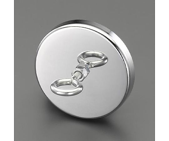 エスコ φ81x12mm 超強力マグネット付アイボルト EA781GC-6 1個(ご注文単位1個)【直送品】