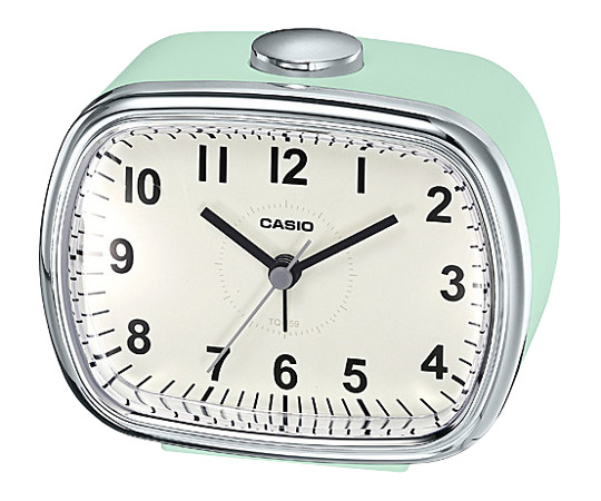カシオ カシオ レトロカラークロック レトログリーン TQ-159-3JF 1個(ご注文単位1個)【直送品】