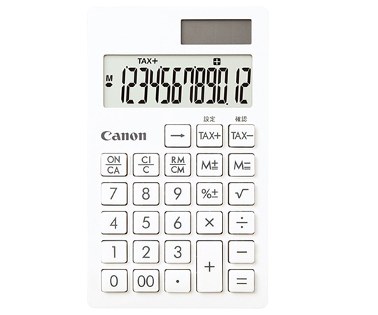 キヤノン スリムボディ ミニ卓上電卓 SI-12T 1個(ご注文単位1個)【直送品】