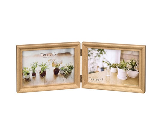 ハクバ写真産業 フォトフレーム テリア3 2Lサイズ 2面(ヨコ・ヨコ) ナチュラル FWTR3-NT2L2Y 1個(ご注文単位1個)【直送品】