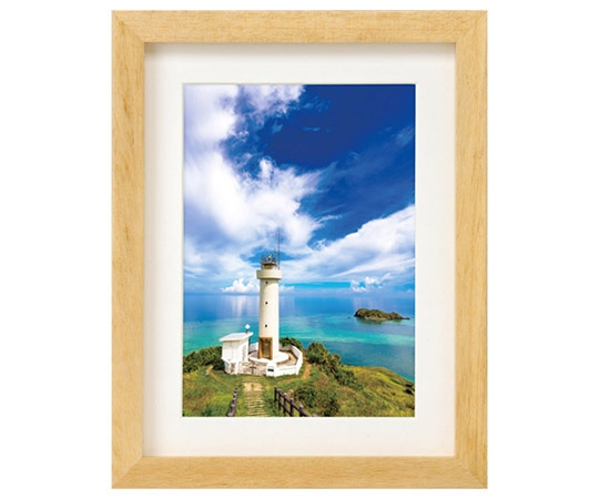 ハクバ写真産業 木製額縁 MM-01 2Lサイズ スタンド付 ナチュラル FWMM01-NT2L 1個(ご注文単位1個)【直送品】