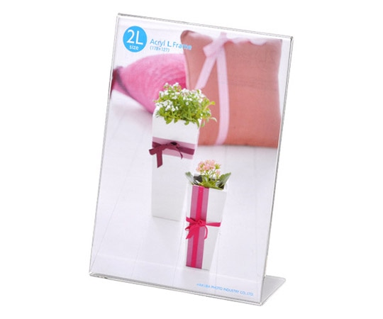 ハクバ写真産業 アクリルLフレーム 2Lサイズ 1面(タテ) FACL-2LT 1個(ご注文単位1個)【直送品】