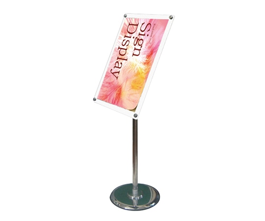 常磐精工 フリーアングルアクリルスタンド90 B4 ホワイト FAACS90-B4W 1台(ご注文単位1台)【直送品】