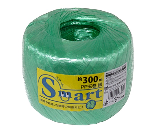 宮島化学工業 Smart玉巻紐 緑 300m ES305 1巻(ご注文単位1巻)【直送品】