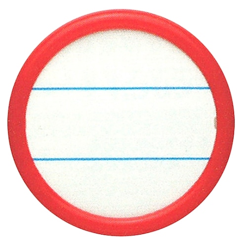 日本緑十字社 丸型名札 丸名札-500R 298514 1個(ご注文単位1個)【直送品】