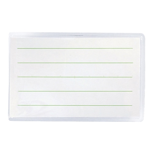 日本緑十字社 名刺型名札(ソフトタイプ) NF-40-T 1組(5個入) 301116 1組(ご注文単位1組)【直送品】