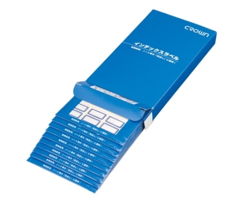 クラウン クラウンアドインデックス 青枠 CR-ID2-BL X 10 1箱(ご注文単位1箱)【直送品】