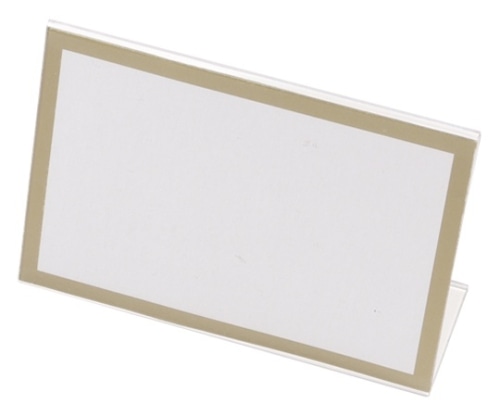 クラウン L型カード立(幅80×高58mm)厚:1mm CR-KD80P-T 1個(ご注文単位1個)【直送品】