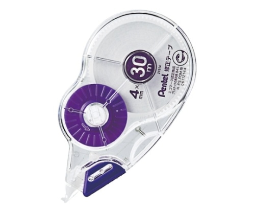 ぺんてる 30m修正テープ[ピタットライン付]4.0mm幅 XZT514-W 1個(ご注文単位1個)【直送品】