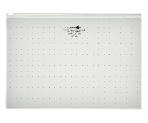 LIHITLAB AQUA DROPs クリヤーケース 乳白 F-5303-1 1枚(ご注文単位1枚)【直送品】