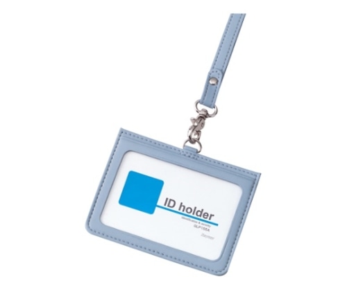 レイメイ藤井 IDカードホルダー・2ポケット ブルー GLP155A 1個(ご注文単位1個)【直送品】