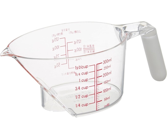 パール金属 ナチュラル ユニバーサルメジャーカップ 300mL ホワイト C521 1個(ご注文単位1個)【直送品】
