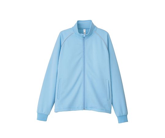 ナチュラルスマイル トレーニングジャケット(旧MS2116) サックス M TJ0802U-6 M 1枚（ご注文単位1枚）【直送品】