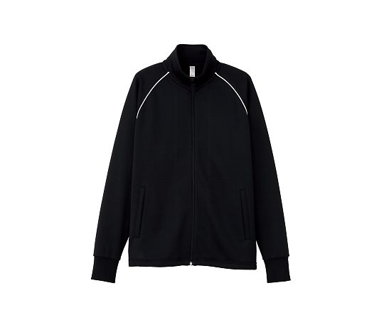 ナチュラルスマイル トレーニングジャケット(旧MS2116) ブラック SS TJ0802U-16 SS 1枚（ご注文単位1枚）【直送品】