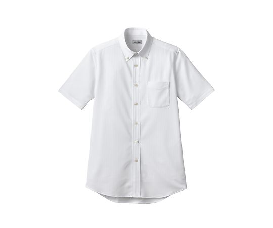 FACE ボタンダウンニット半袖シャツ ホワイト S FB4558U-15 S 1枚（ご注文単位1枚）【直送品】