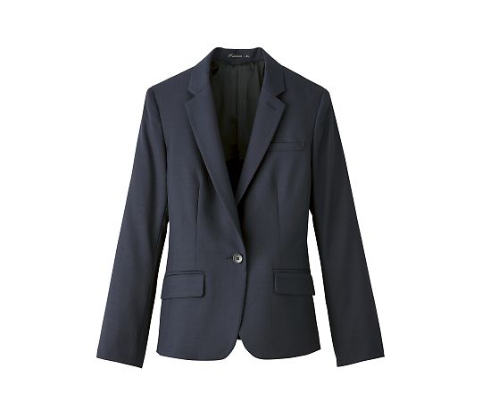 FACEスーツ レディスストレッチジャケット ネイビー 9G FJ0318L-8 9G 1枚(ご注文単位1枚)【直送品】