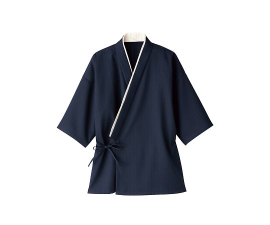 FACE 作務衣(上衣) ネイビー 4L FJ0704U-8 4L 1枚(ご注文単位1枚)【直送品】