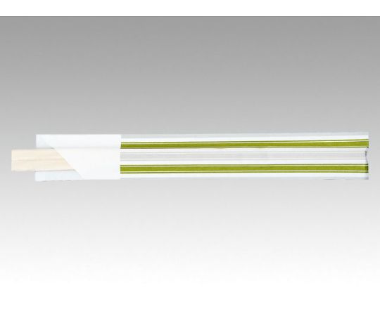 パックスタイル PS白楊元禄8寸 袋入 緑 100膳 新 40袋入 523378 1ケース(ご注文単位1ケース)【直送品】