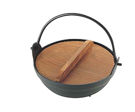 カンダ アルミ黒塗り田舎鍋 24cm 292026 1個（ご注文単位1個）【直送品】