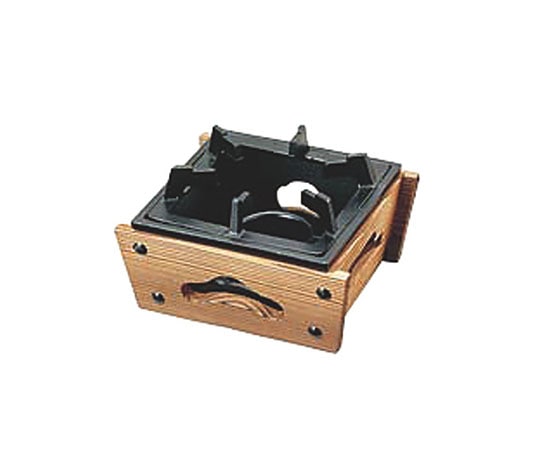 カンダ ネズコ枠付角コンロ(火入付) 大 295036 1個（ご注文単位1個）【直送品】