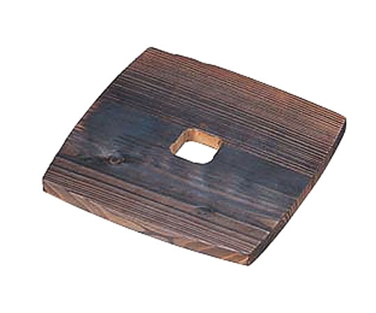 カンダ 焼杉鍋敷 角小 300004 1個（ご注文単位1個）【直送品】