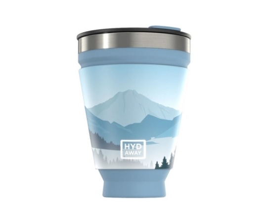 Pangaea 折り畳みタンブラー マウンテンブルー TU01MB 1個（ご注文単位1個）【直送品】
