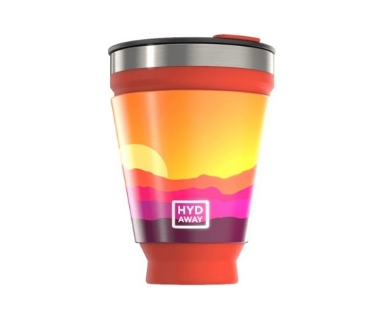 Pangaea 折り畳みタンブラー サンレッド TU01SR 1個（ご注文単位1個）【直送品】