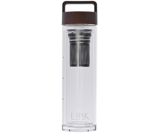 Link 2 Japan ガラス製ティーボトル 00420KIT-001BR1 1個（ご注文単位1個）【直送品】