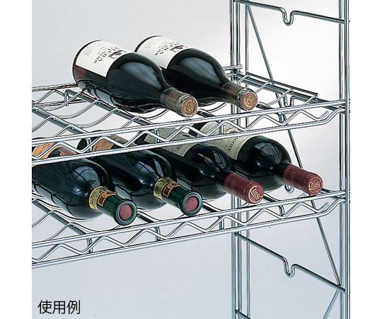 エレクター スタンダードタイプ・オプショナルパーツ ワインシェルフ W912×D303mm WS910 1台（ご注文単位1台）【直送品】